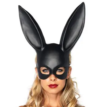 Tavşan Kadın Maskesi Masquerade Tavşan Maskesi Paskalya Parti Dekorasyon Kostüm Cosplay Aksesuar Çocuk Yarım Yüz Maskeleri Bar Sıcak