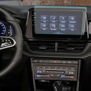 Volkswagen için T-Roc T Roc 2022 Araba GPS Navigasyon Temperli Cam Ekran koruyucu film Oto İç Anti-scratch Filmi