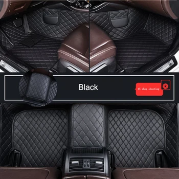 Özel Stil Araba Paspaslar Audi A6 2019-2023 Yıl Araba Aksesuarları İç Detaylar Pu Deri